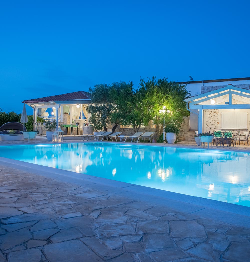 agriturismo con piscina ad Ostuni in Puglia